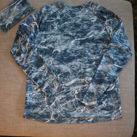 Mossy Oak Blue Wave Rash Guard - Picture 4 of 7